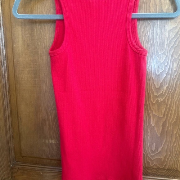 ZYIA Active Red Ribbed Cali Tank - Picture 5 of 5